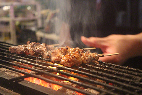 目の前で焼き上げるライブ感